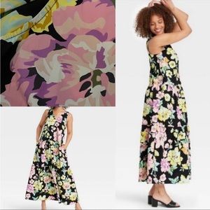 Who What Wear Garden Floral Maxi Dress